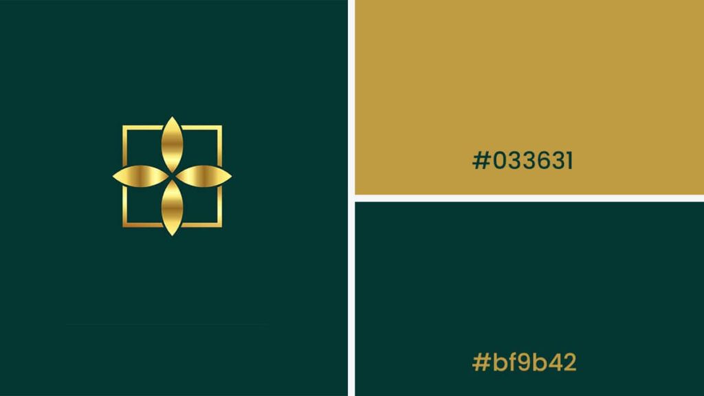 Gold cheap color combination
